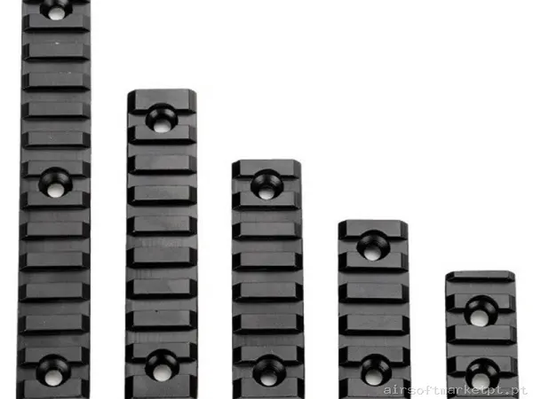 Externo Rail Keymod Oem negro Pack 5u — Acessórios & Componentes — Airsoft Market PT