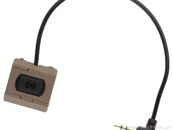 Pulsador Tático Wadsn Lite Tape Switch 3.5mm Terra Escura — Acessórios & Componentes — Airsoft Market PT