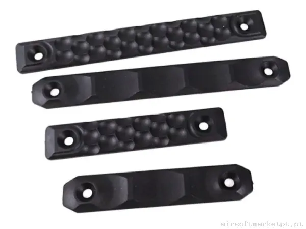 CUBRERAIL BP COMPATIBLE CON M-LOK/KEYMOD BK — Peças Internas (AEG) — Airsoft Market PT