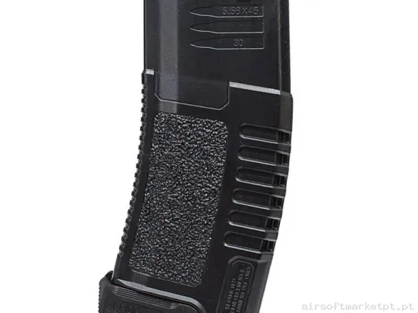 Magazine Réplica Midcap M4 Ares Amoeba Polímero 140 Bbs preto — Carregadores / Magazines — Airsoft Market PT