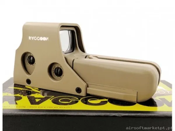 Mira Holográfica 552 Raccoon Tan — Lanternas & Lasers — Airsoft Market PT