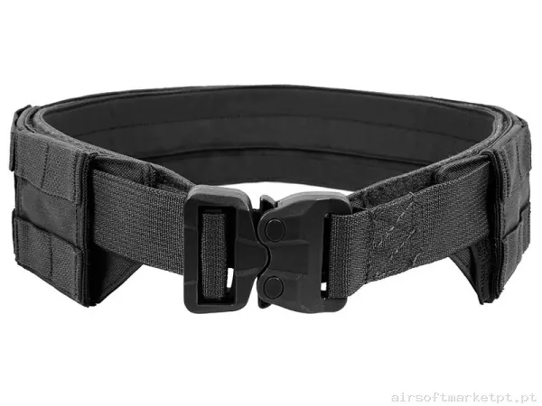 Cinturão tático MOLLE Warrior Assault Lpb com Cinto de Cobra de Polímero preto — Gear Táctico — Airsoft Market PT