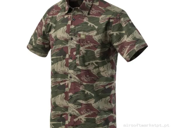 CAMISA TACTICA HELIKON-TEX HAWAIIAN SHIRT BRUSHSTROKE CAMO — Vestuário (Fardas) — Airsoft Market PT