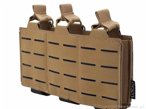 Pouch Corso Cargador G36 Triple Dagger Láser Coyote — Coletes & Rigs — Airsoft Market PT