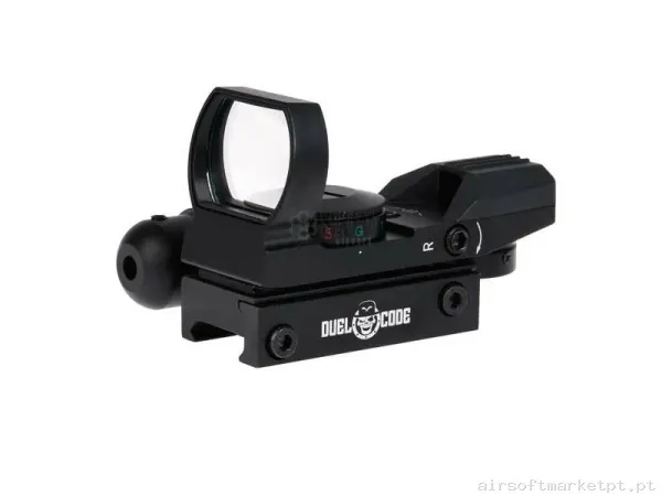 Red Dot Abierto Holográfico + Láser - Duel Code — Miras & Ópticas — Airsoft Market PT