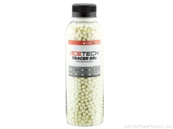 Bolas Traçantes 0,25 PVC Acetech Vermelho — Munição (BBs) — Airsoft Market PT