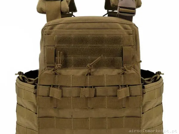 Colete Apc Conquer marrom coyote — Coletes & Rigs — Airsoft Market PT