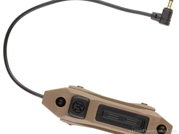 Pulsador Táctico Wadsn Dual Function Tape Switch 3.5mm Dark Earth — Acessórios & Componentes — Airsoft Market PT