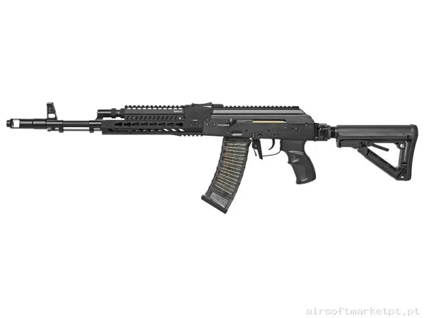 Réplica AEG AK74 G&G Rk74-T preta — Rifles de Assalto (AR/M4/AK) — Airsoft Market PT