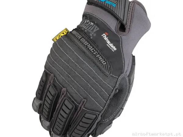 Luvas Mechanix Winter Impact Pro cinza — Gear Táctico — Airsoft Market PT