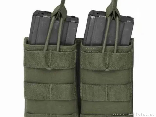 Poche Magazine Pouch Doble M4 Warrior Assault Open Top verde od — Coletes & Rigs — Airsoft Market PT