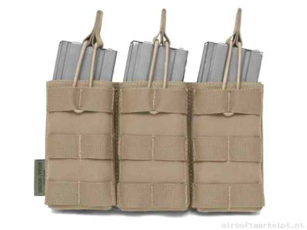 Magazine Pouch Triplo M4 Warrior Assault Open Top coyote tan — Coletes & Rigs — Airsoft Market PT