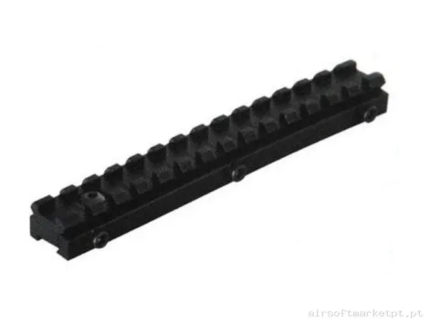 Rail externo 11mm Gamo Dovetail para Picatinny preto — Acessórios & Componentes — Airsoft Market PT