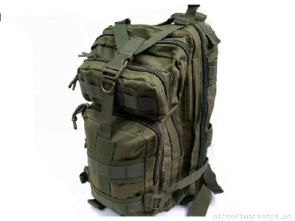 Mochila Compact Assault Verde — Sacos & Mochilas — Airsoft Market PT