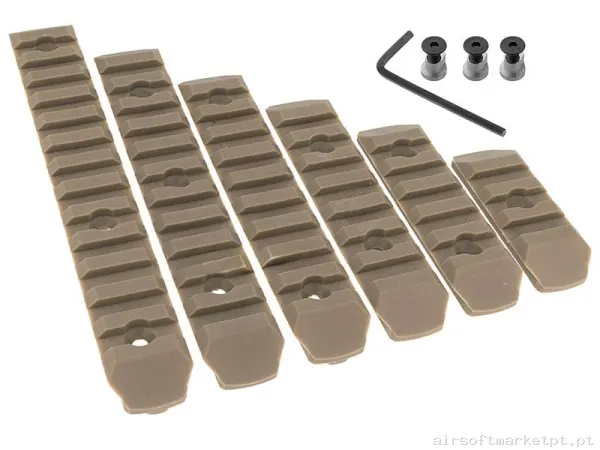 Externo Rail Keymod Bo Manufacture tan 6u — Acessórios & Componentes — Airsoft Market PT