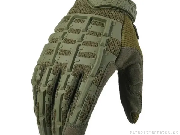 Luvas Cygnus Armory Skeleton verde od — Gear Táctico — Airsoft Market PT