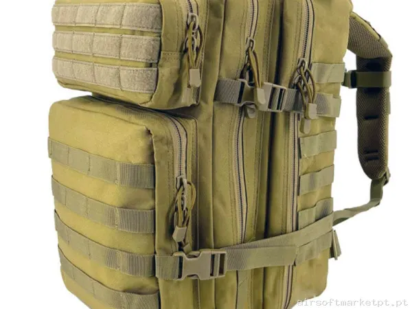Mochila Táctica MOLLE Sixmm 45l tan — Sacos & Mochilas — Airsoft Market PT
