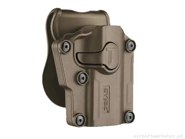 Pistolera Cytac Universal Alta Resistencia Tan — Gear Táctico — Airsoft Market PT