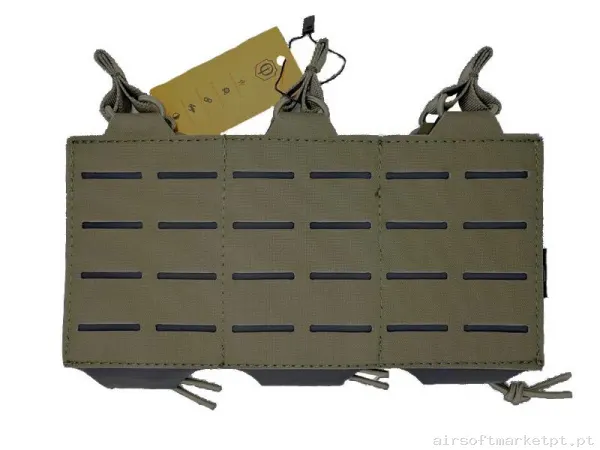 Pouch Portacargador triple M4 Conquer Corte Láser Ranger Green — Coletes & Rigs — Airsoft Market PT