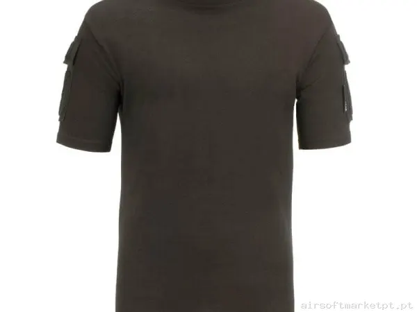 Camiseta Tática Invader Gear Tactical Tee preta — Vestuário (Fardas) — Airsoft Market PT