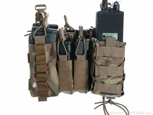 Painel Frontal Delta Tactics Force Mk1 Destacável Estilo multicam — Coletes & Rigs — Airsoft Market PT