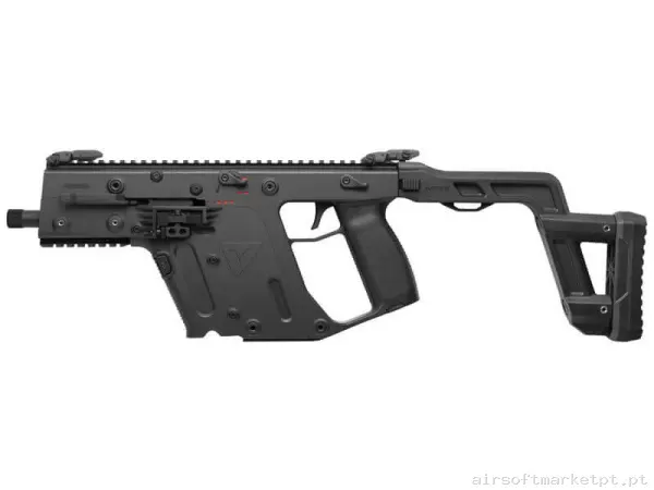 Réplica GBB Vector Krytac Kriss Vector preta — Rifles de Assalto (AR/M4/AK) — Airsoft Market PT