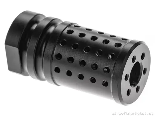 Externo Quebra-chamas PTS Griffin M4sd-II Compensador Tático Cw negra — Acessórios & Componentes — Airsoft Market PT