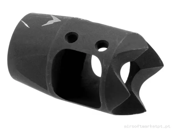 Externo Quebra-chamas PTS Rainer Arms Mini Xt Comp AR15 Cw negra — Acessórios & Componentes — Airsoft Market PT