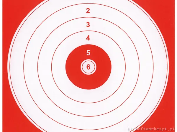 Diana Papel Bo Manufacture Target Cartons 14x14cm 100u — Gás & CO2 — Airsoft Market PT
