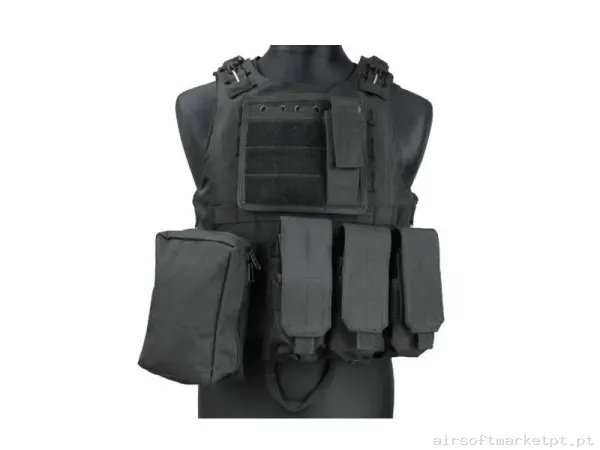 Chaleco Airsoft FSBE - Negro — Coletes & Rigs — Airsoft Market PT