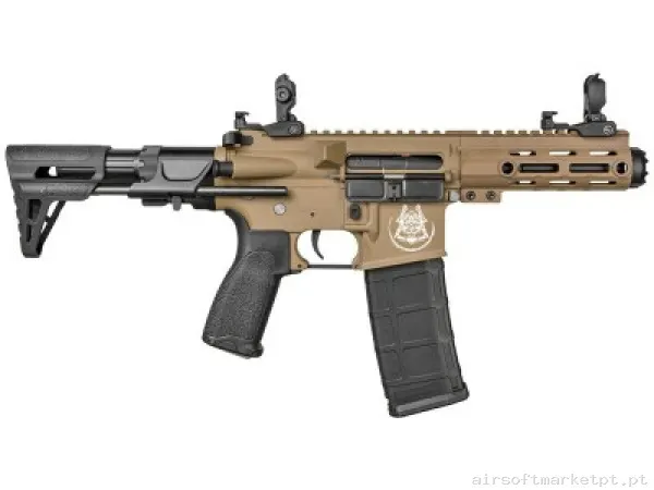 M4 Ronin Saigo Defense Sim Tan — Rifles de Assalto (AR/M4/AK) — Airsoft Market PT
