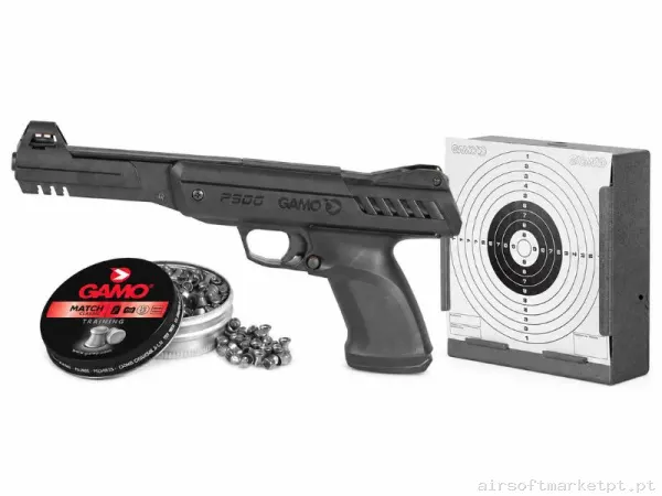 Airgun Mola 4.5mm Pistola Gamo P-900 Gunset negra — Pistolas — Airsoft Market PT