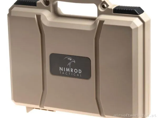 Maleta Rígida Porta Pistola Nimrod Pnp Foam 28cm Terra Escura — Sacos & Mochilas — Airsoft Market PT