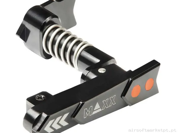 Externo Reten de Magazine M4 Ambidiestro Maxx Model Style a negro — Acessórios & Componentes — Airsoft Market PT