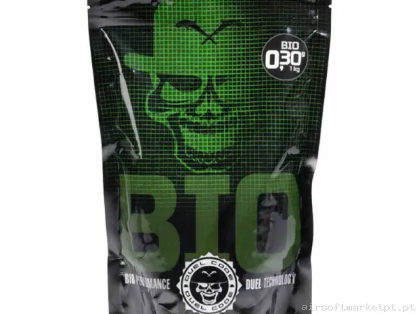BBs Bio 0.30g Duel Code 1kg BBs Brancas — Munição (BBs) — Airsoft Market PT