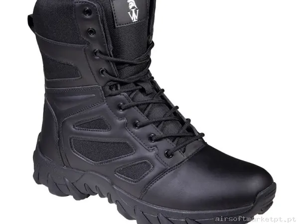 BOTA IMMORTAL ALPHA 8” NEGRO CAÑA ALTA - 40 — Calçado — Airsoft Market PT
