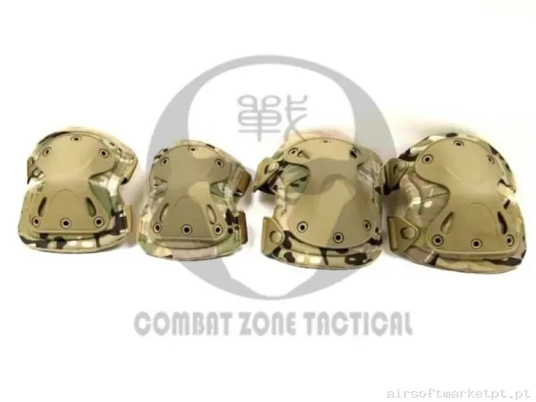 Rodilleras y Coderas - Multicam — Vestuário (Fardas) — Airsoft Market PT