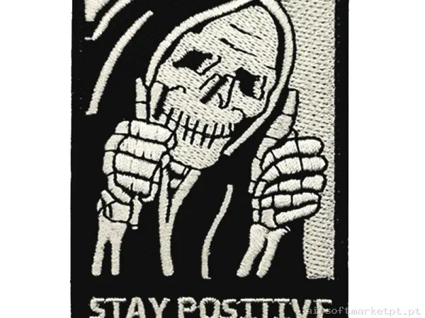 Parche Tela Oem Fique Positivo F3 — Patches & Decoração — Airsoft Market PT