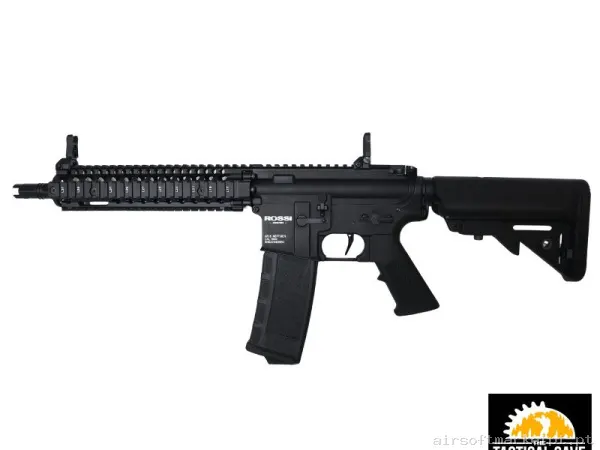 Réplica AEG M4 Rossi Neptune 9" Marsoc Full Black by Tactical Cave — Rifles de Assalto (AR/M4/AK) — Airsoft Market PT