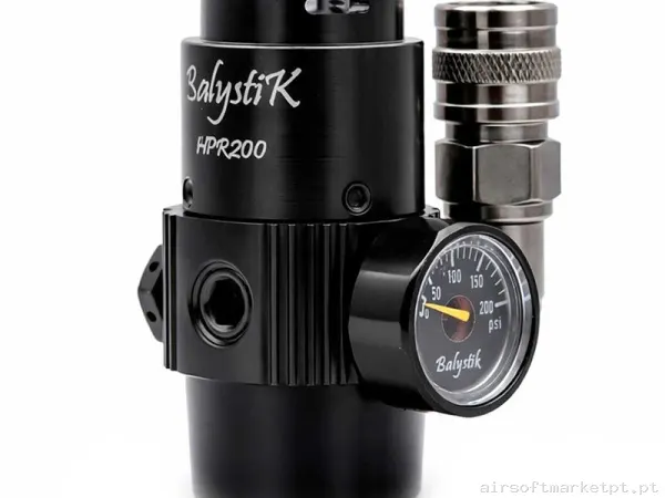 Regulador HPA Balystik hpr200 negro us — HPA & Linhas — Airsoft Market PT