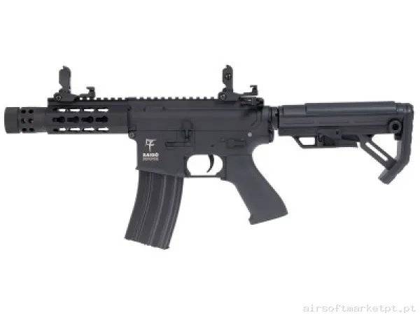 M4 Kenji Curto S Saigo Defense Não Preto — Rifles de Assalto (AR/M4/AK) — Airsoft Market PT