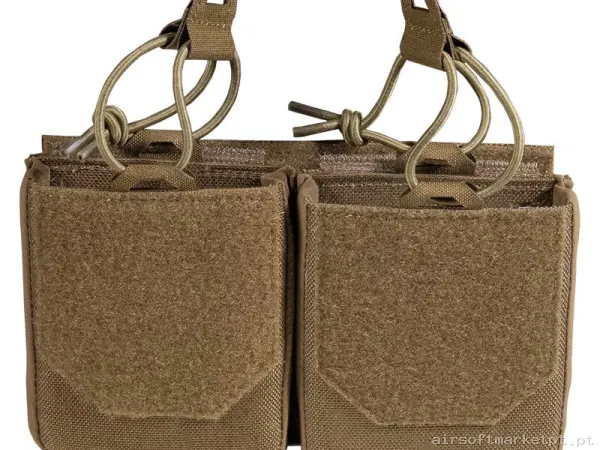 Pouch Magazine Pouch Doble Sr25/G36 Ragnar Valhalla System Insert Frey Sr25/G36 Double coyote — Coletes & Rigs — Airsoft Market PT