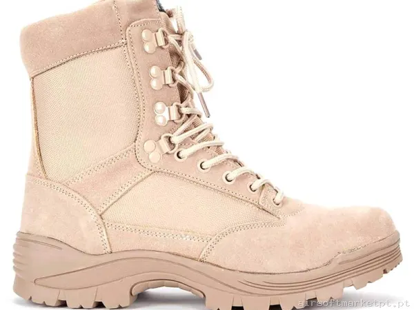 Botas Mil-Tec Bota Tática com Zíper Khaki — Calçado — Airsoft Market PT