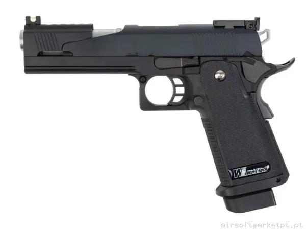 Pistola Hi-capa 5.1 WE Dragon Black GAS — Pistolas — Airsoft Market PT