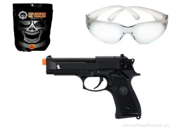 Pack Inicio Arma Curta AEG Airsoft — Outros — Airsoft Market PT