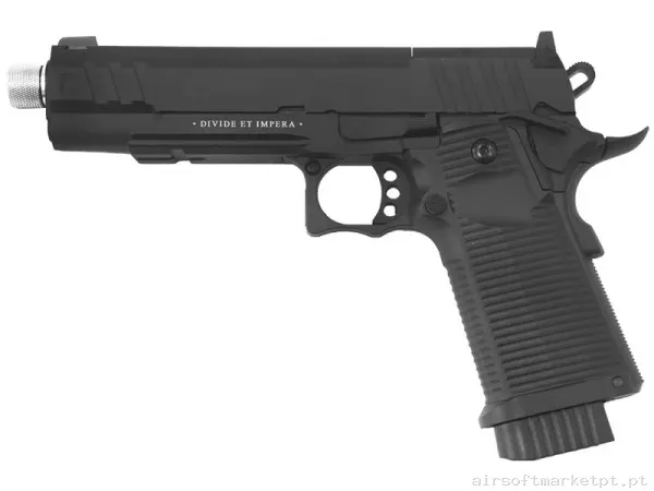 Réplica CO2 Pistola Hi-Capa Secutor Ludus Xi Silver — Pistolas — Airsoft Market PT