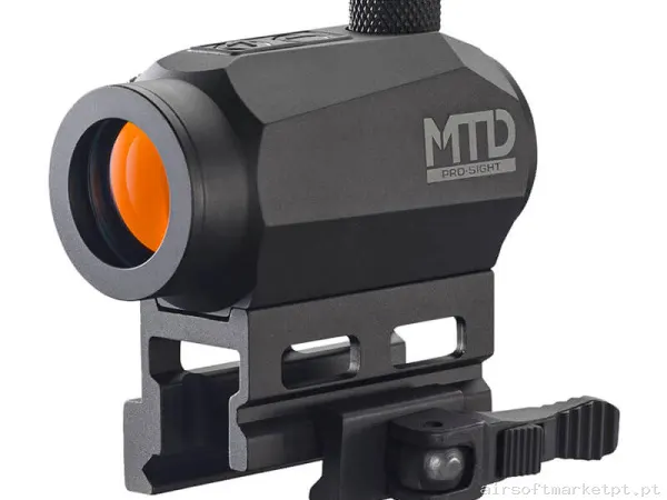 Mira Ponto vermelho T1 Tokyo Marui Mtd Tactical QD negro — Miras & Ópticas — Airsoft Market PT