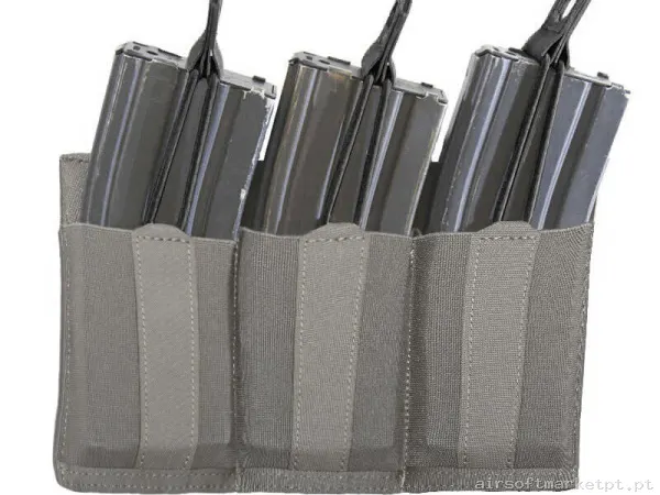 Pouch Magazine Pouch Triplo M4 Warrior Assault Láser Cut Elástico Detachable Ranger Green — Coletes & Rigs — Airsoft Market PT
