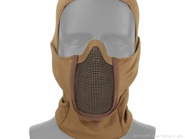 Máscara Protección Full Face Tan — Proteção Ocular & Facial — Airsoft Market PT