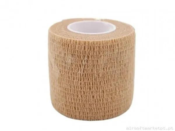 CINTA CAMUFLAJE ADHESIVA IMMORTAL 5CM 4.5M TAN — Vestuário (Fardas) — Airsoft Market PT